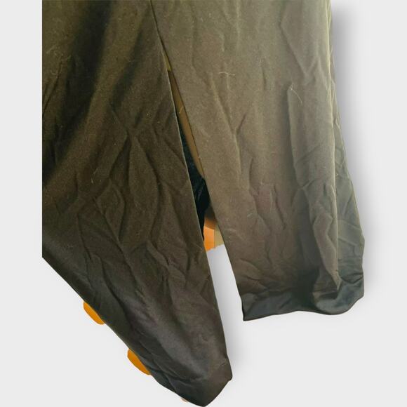 Lilli Diamond Dress Body Con Black Sleeveless Crop Split Size XS Vintage - Picture 4 of 10